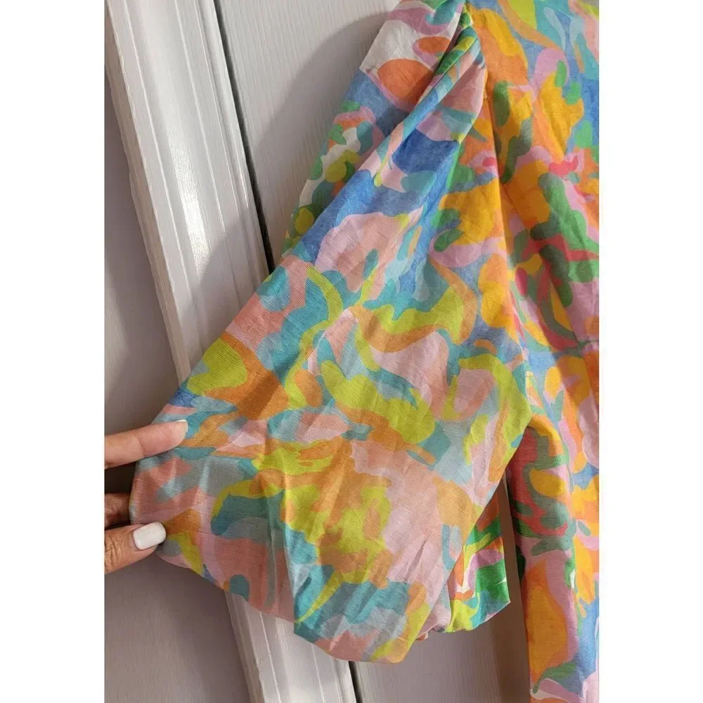 Sheike Stevie May Puff Sleeve Mini Dress 8
